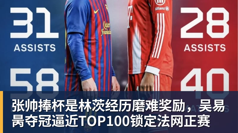 张帅捧杯是林茨经历磨难奖励，吴易昺夺冠逼近TOP100锁定法网正赛